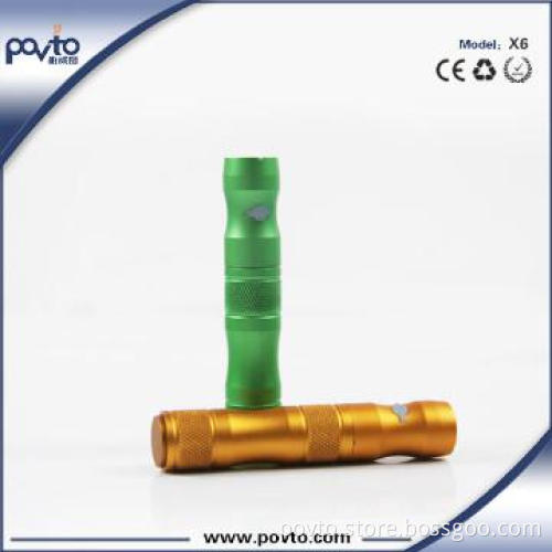 vaporizer flavors E-Cig X6 1300mah Battery